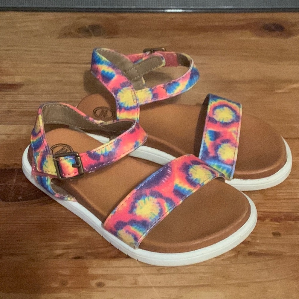 Toddler Girl Tie-Dye printed sandals
